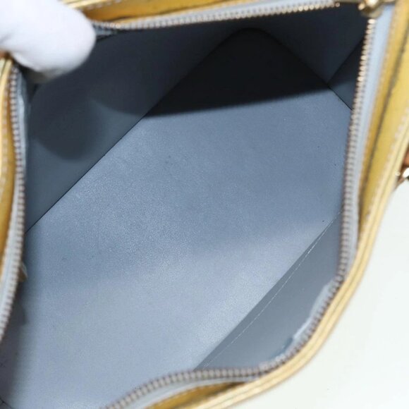 LOUIS VUITTON Monogram Vernis Houston Hand Bag Gris M91053 LV Auth tb1146 - Picture 10 of 16